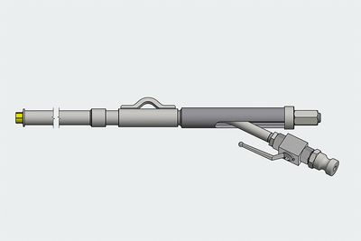 Clamping and injection device 